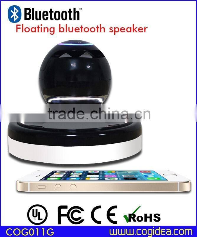 Round magnetic suspension levitation bluetooth speaker