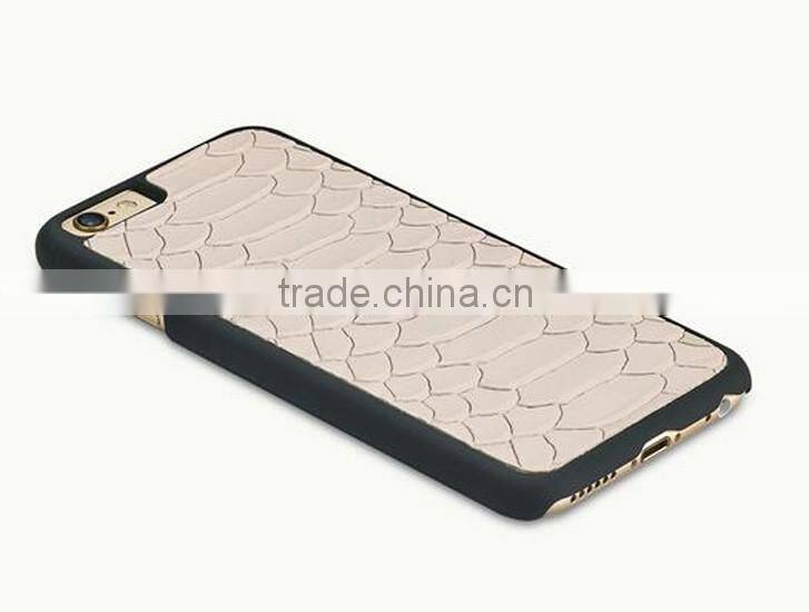 Wholesale python pattern leather cell phone case Mobile phone case for iphone 6/ iphone 6S leather accessories for iphone 7