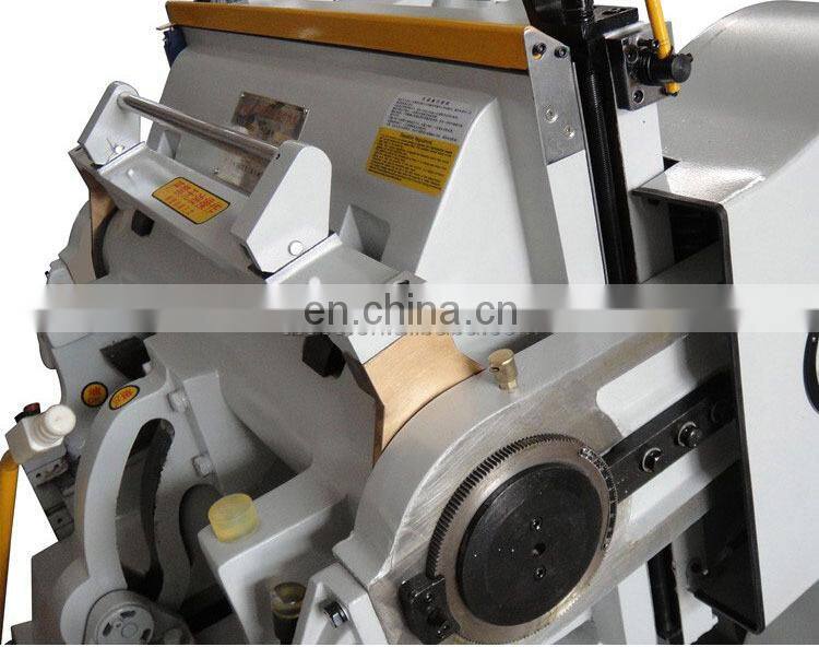 ML1100 CE Flatbed Paper Manual Die Cutting and Creasing Machine, Flat Bed Corrugated Carton Cardboard Die Cutter Press