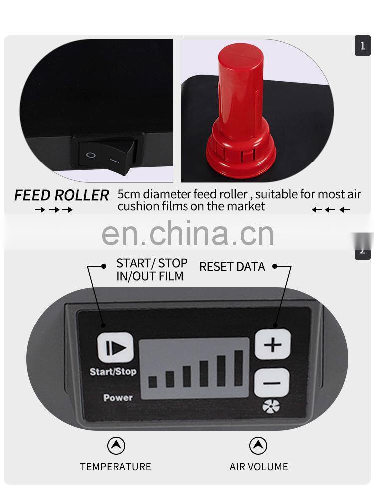 Factory Directly Automatic Air Cushion Film Bubble Packing Wrap Machine