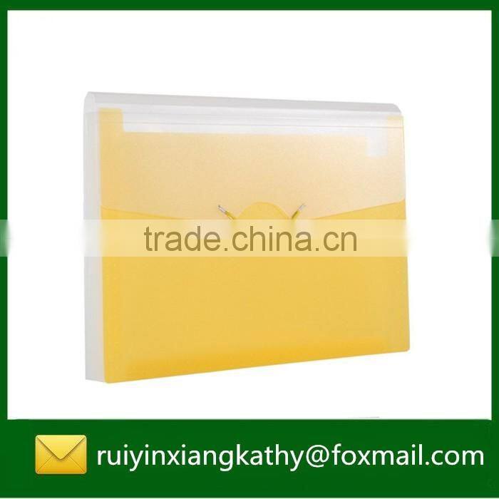 PP flip top quality delicate expanding file folder