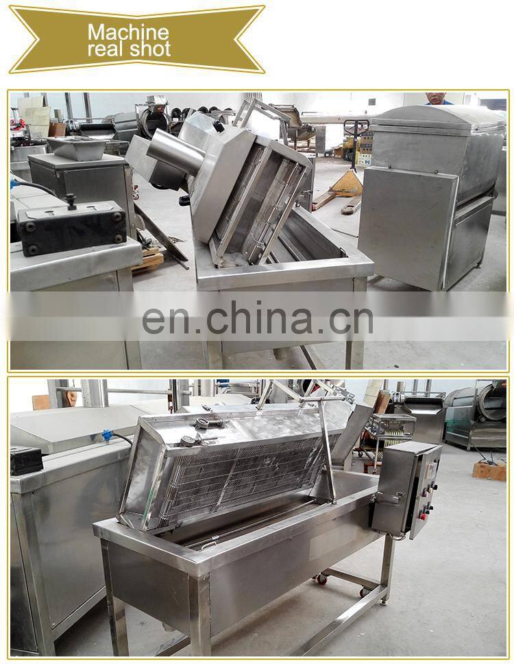 High efficiency Electric Type or Gas Industrial Potato Chips Banana Samosas French Fries Conveyor Fryer