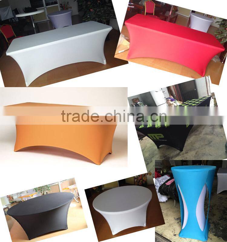 Spandex Table Cloth Polyester Banquet Wedding Cheap Table Cloth