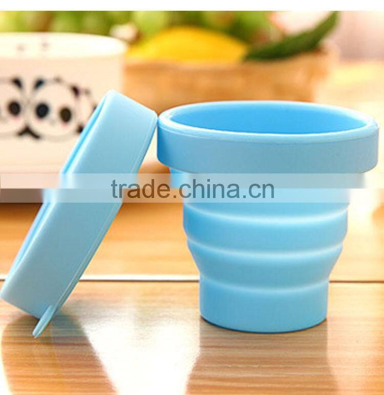 New design customized heat resistance folding silicone cup with great price