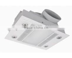 Bathroom heater with halogen lamp glass panel ,LED downlight