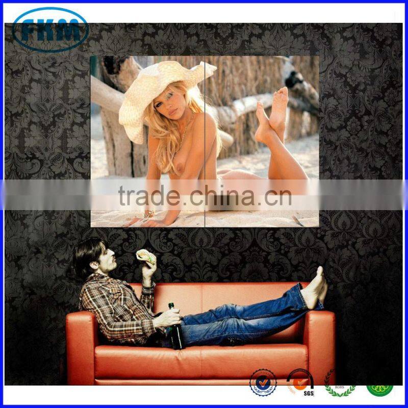 cheap full color Nude Hottest Women Digital wall Poster Printing