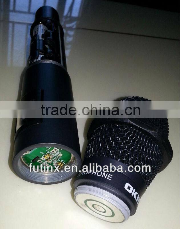 wireless microphone transmitter receiver/karaoke microphone wireless headset/outdoor wireless microphone