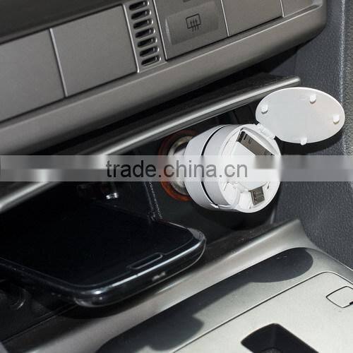 usb car charger 2 port QC 3.0 2000mA/12v car battery charger