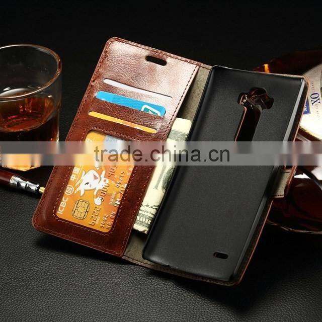 For LG G4 stylus Leon K4 K7 K10 V10 Joy Spirit Case Cover Classic Wallet Flip Case for LG G Flex 2 Leathe case