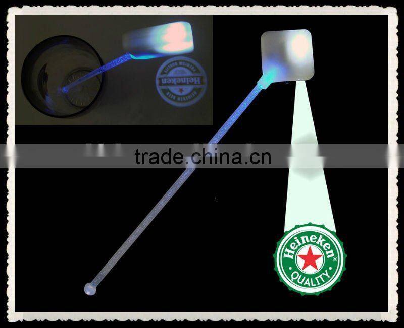 2015 fashion battery hot selling colorful walking stick with flashlight