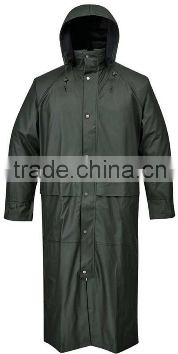 Super Quality PU Coated Nylon Raincoat Rain Poncho
