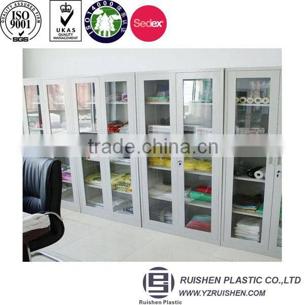 Biodegradable soft loop handle plastic bag with reinforced handle