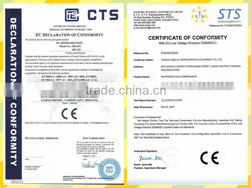 Meilile DC solar refrigerator four door BCD-418F