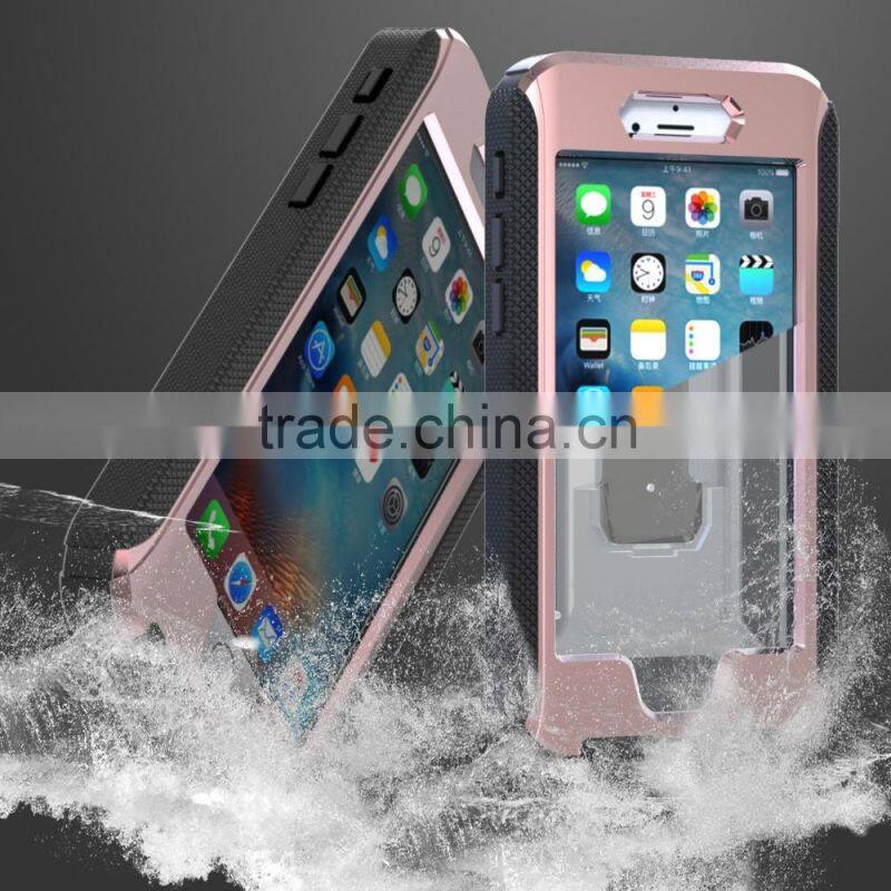 Waterproof Case for iPhone 6/6 plus Sports waterproof armband phone case with Full body covered sky blue