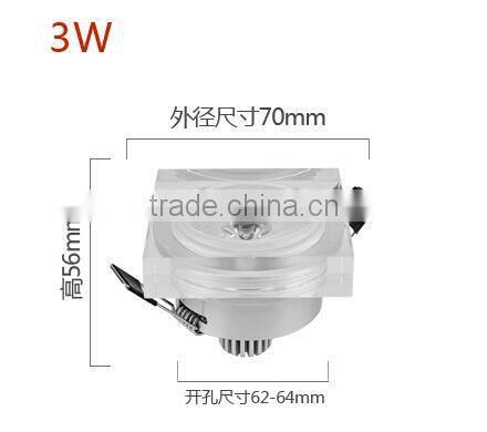 Super brightness energy saving ceiling downlighting white/warm white office/cabinet good price new style led downlight 7W 6W 3W