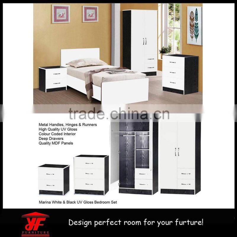 Popular modern wardrobe designs 2016 bedroom furniture set