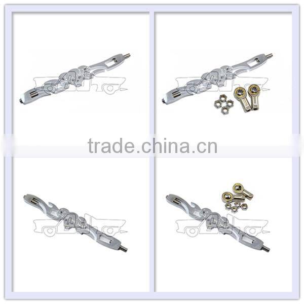 BJ-SL288-08 Custom Three Centered Skulls aluminum chrome motorbike shift linkage