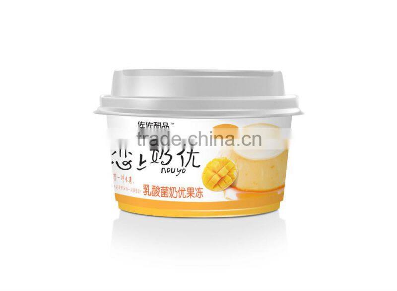 160g strawberry mango flavor lactobacillus Nouyo fruit cup jelly