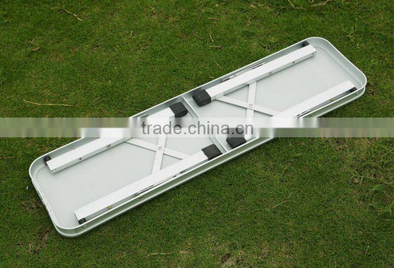 Long aluminum folding bench sets
