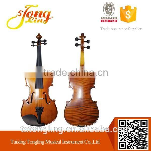 Painted Flamed Violin Universal Violin Unvarnished Violin TL001-2