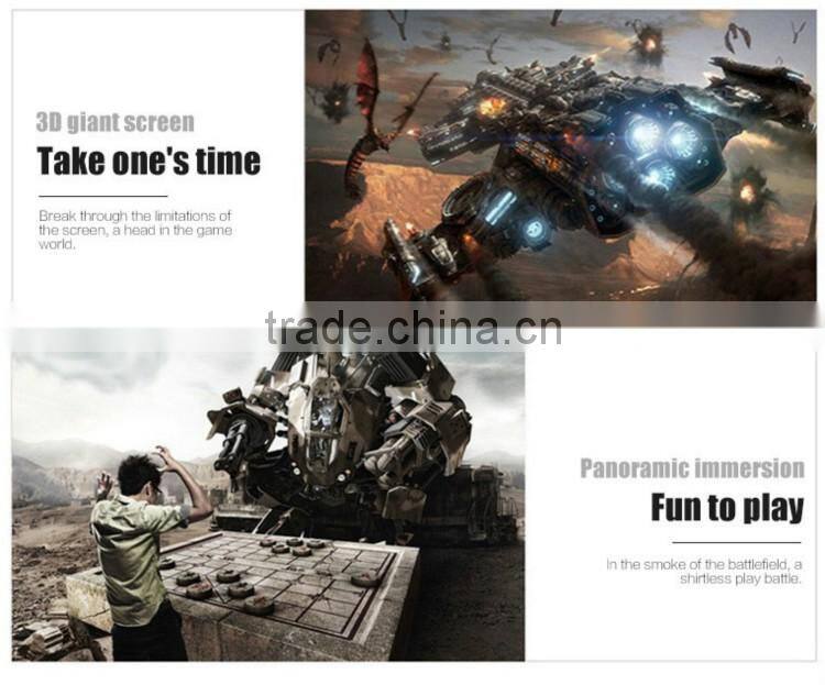 Top Sale HD Virtual Reality 3D VR Box With Bluetooth Remote Controller.