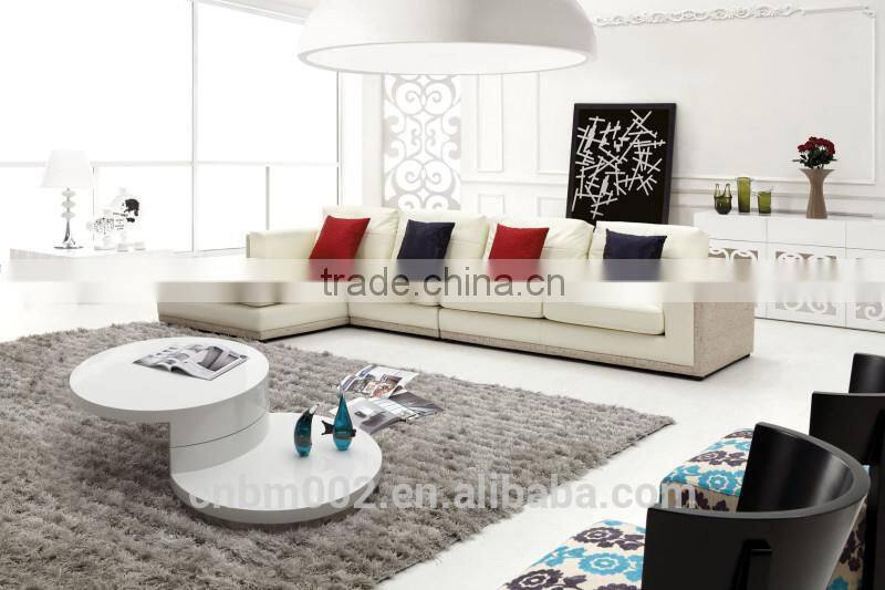 2014 New modern leather sofa set imported leather and China leather