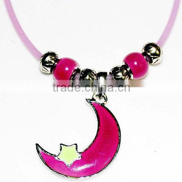 UV Coating Eagle Shaped Glow In The Dark Mood Necklace