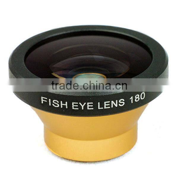 for iphone4 camera lens 180 degree fisheye lens with case