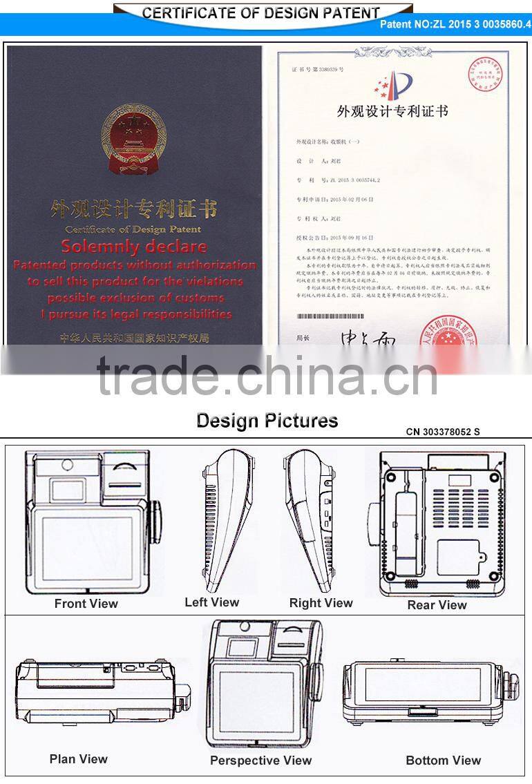 USB Bar Code Scanner Most Popular Android Restaurant Terminal Pos