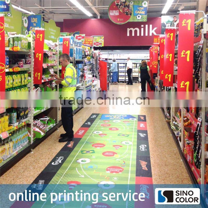 Long Life PVC Film floor graphics printing