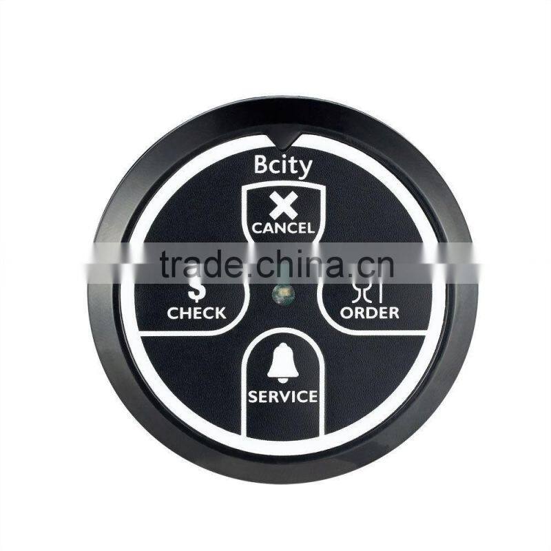 Best seller 300M call range watch pager and button restaurant table call system