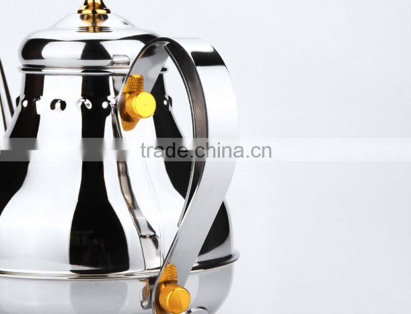 2015 new and hot China 1.2L Tea kettle with a Strainer suit for induction cooking
