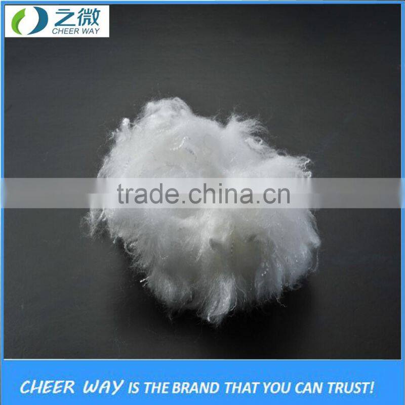 solid recycled polyester staple fiber