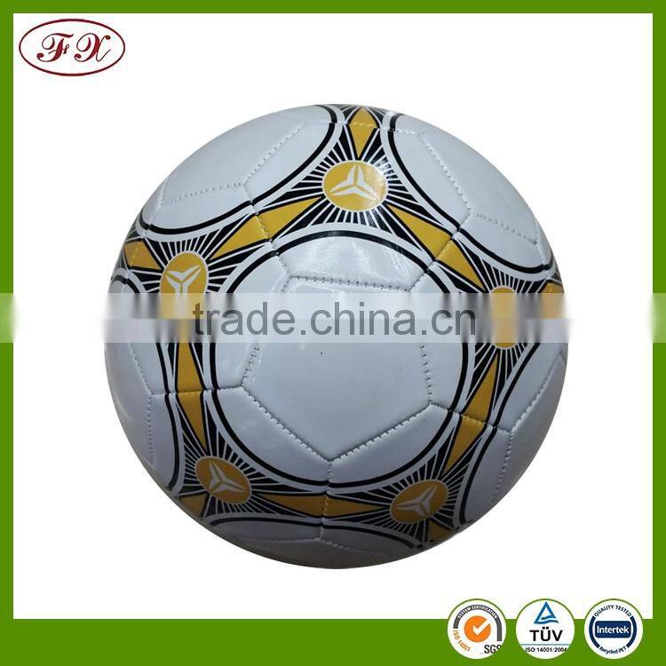 custom color print pvc football soccer ball for Adult/Children