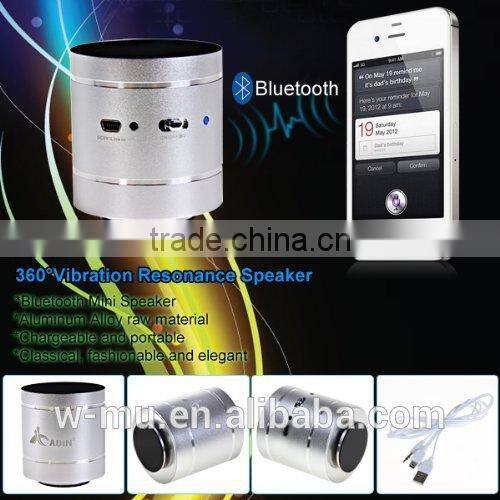 Compact Wireless Speaker 360 Degree Hifi Sound with Bluetooth and Line in