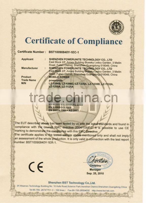 Mobile power supply shenzhen charge for galaxy note/iPhone/iPad/htc/GPS/MP3, power bank 80000mah