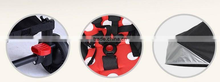 The new design of Mickey Mouse baby stroller,Cute baby umbrella vehicle