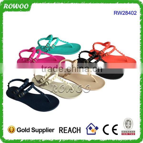 New arrival lady Jelly summer beach walk slipper