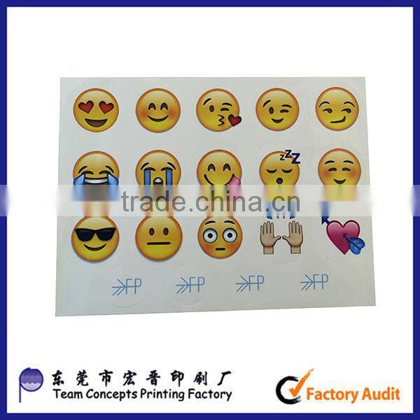 Custom Die Cut Self Adhesive Sticker