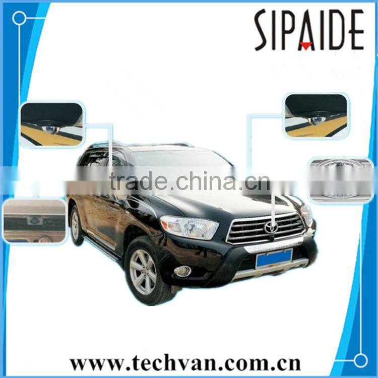 Monitoring 360 Degree Car Camera System , 4 Channel DVR For Car Parking,usb 2.0 dvr adapter 4 channel driver