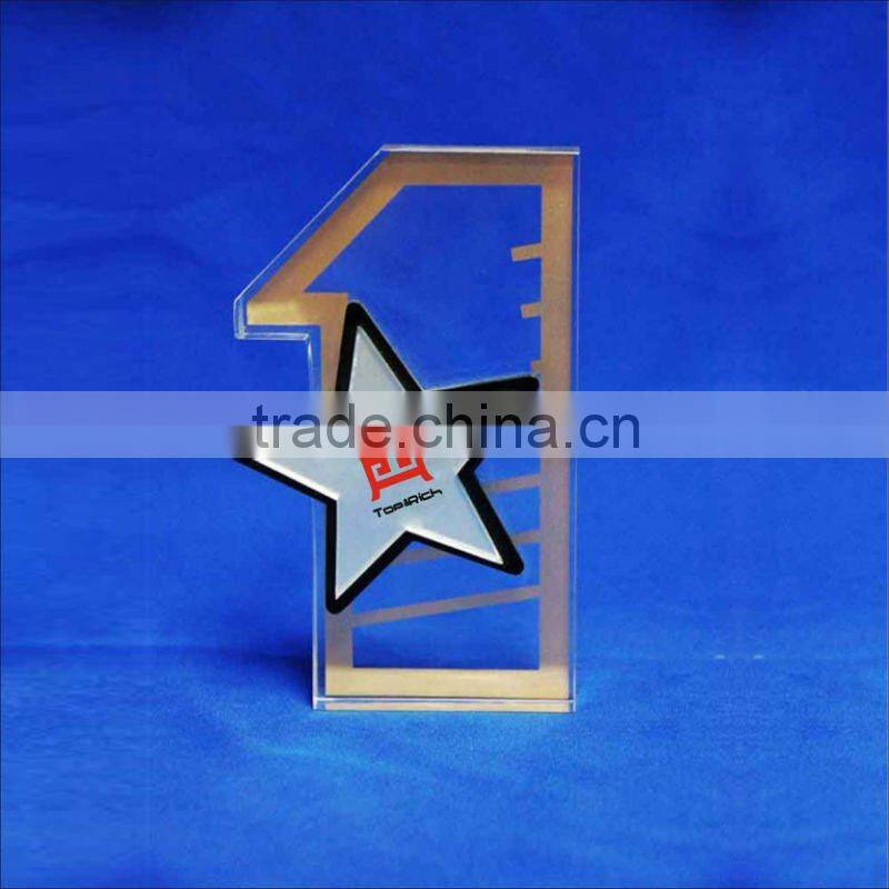 Top grade quality trophy with artificial style