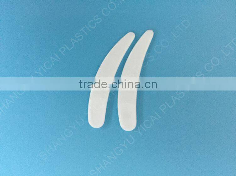 plastic cosmetic use scraper, cosmetic spatula, mini plastic spatula