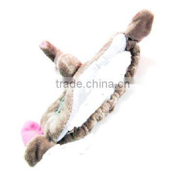 cute kids plush mask/kids animal shape plush mask/custom plush masks