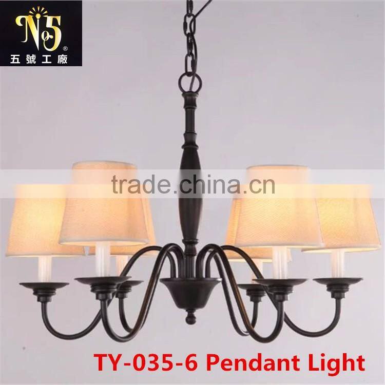 Led Simple American Style Iron Pendant Lamp With Own Factory And Outlets In China