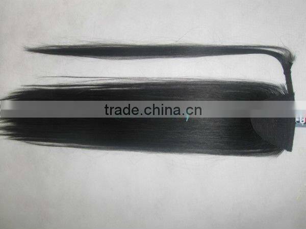 100% real-looking ponytail