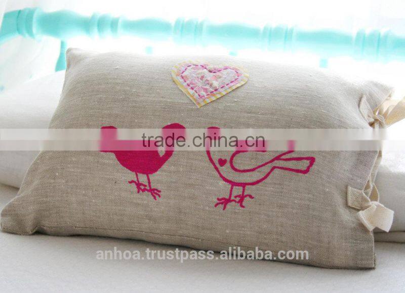 Printing linen cushion cover
