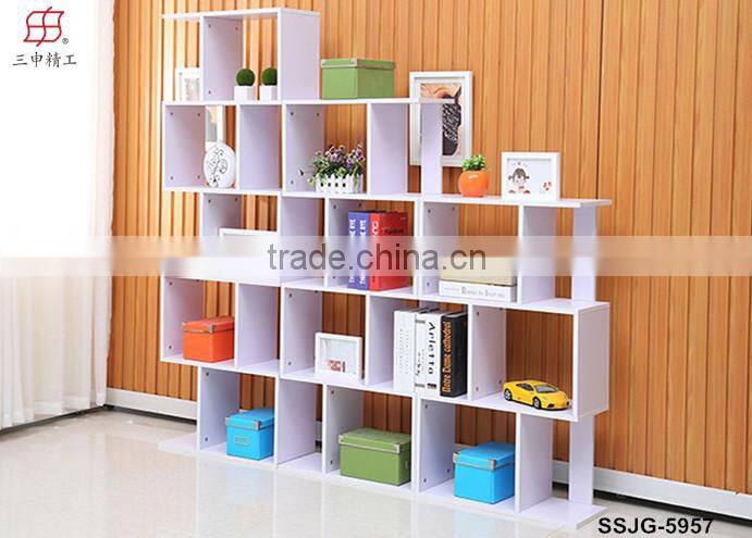 2015 new design Panel Modern wodden children Book Shelf
