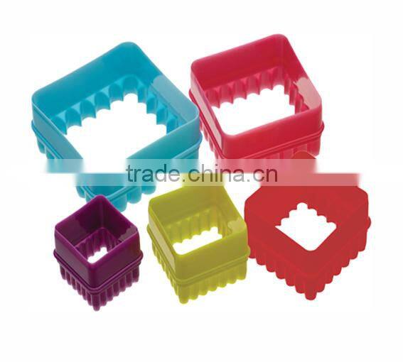 Multi-Shape Stainless Steel and ABS Cookie Cutter Set