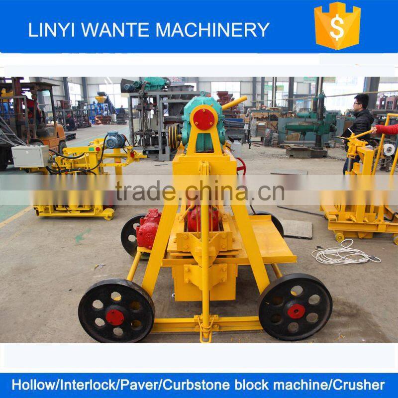 QT40-3B mould vibration brick making machine,hollow block making machine price
