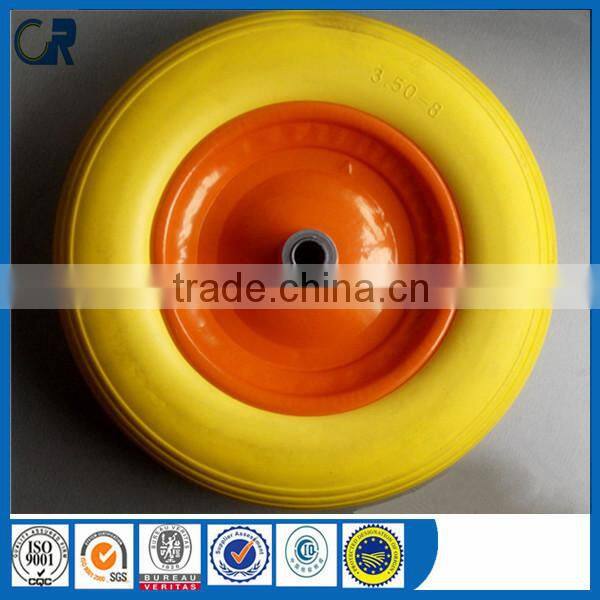 Environmental wheel foam solid tyre 3.50-4 for hand trolley